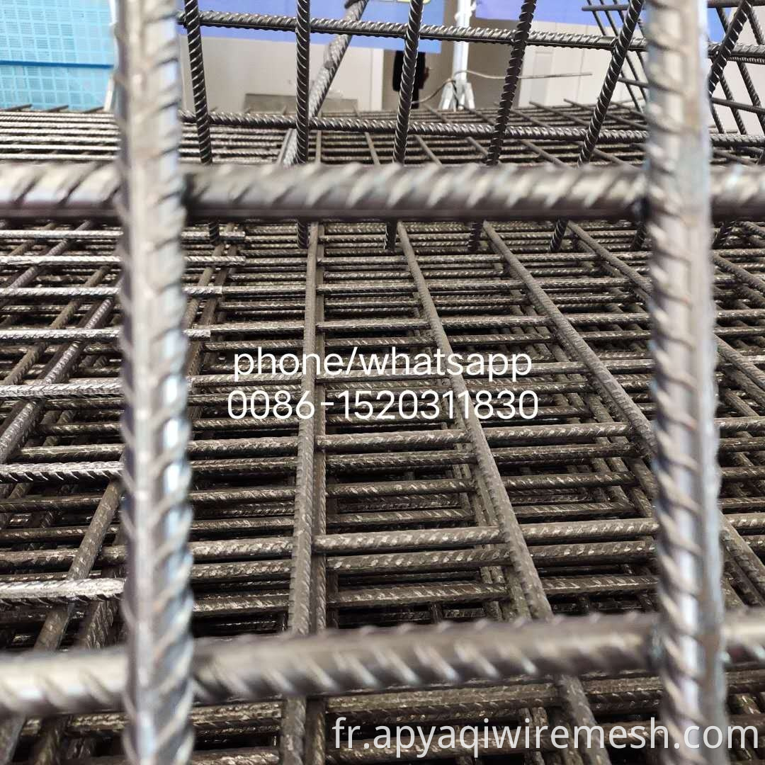 SL82 Renfort Mesh Steel Rebar Concrement d'arrachement Wire Mesh Construction de construction